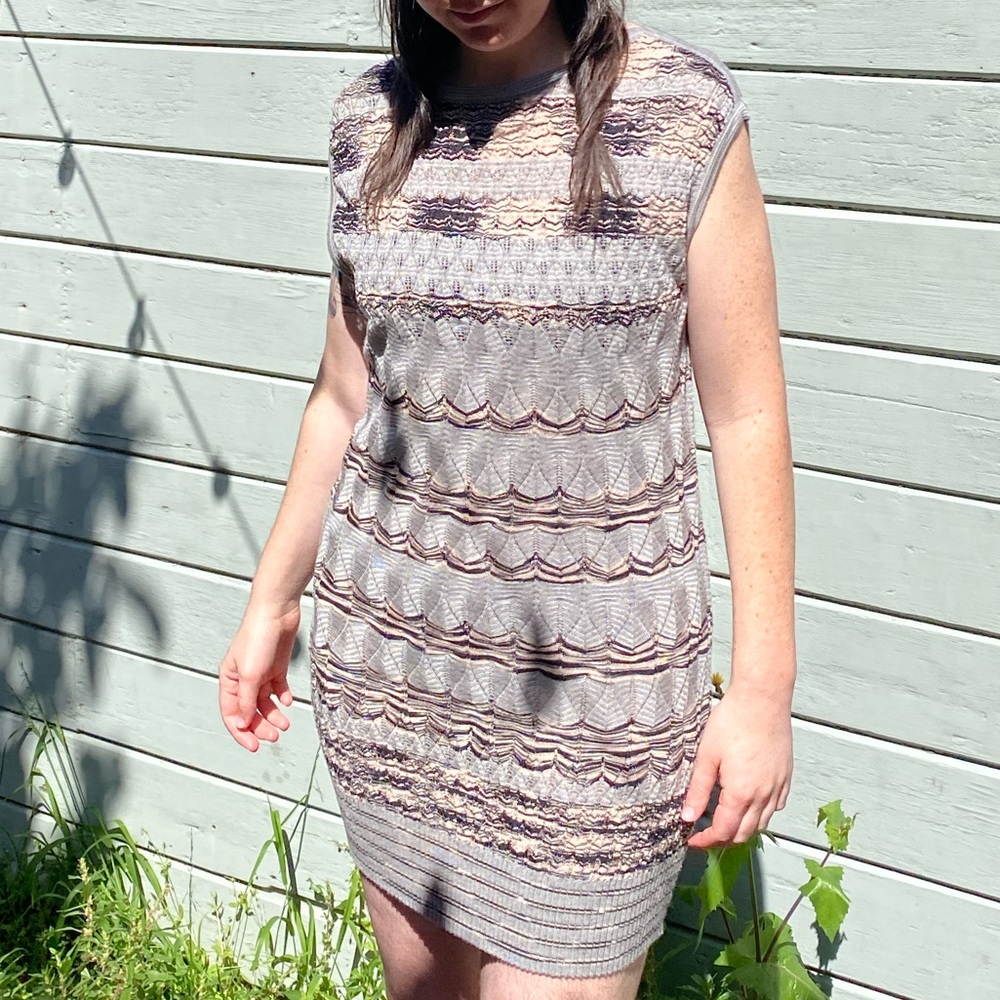 Vintage missoni knit minidress